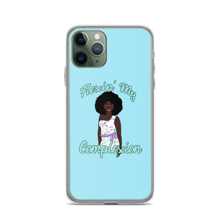 Ocean Flexin’ My Complexion iPhone Case