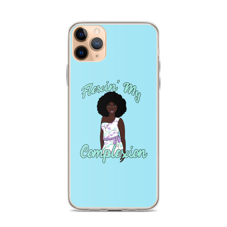 Ocean Flexin’ My Complexion iPhone Case 