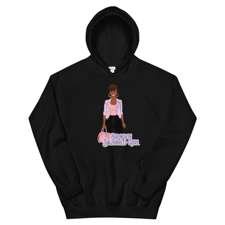 Black  Brown-Skinned Girl Hoodie