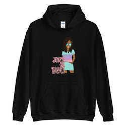 black Just Be You Hoodie 