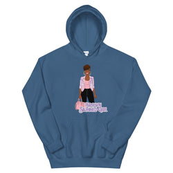 Blue  Brown-Skinned Girl Hoodie 