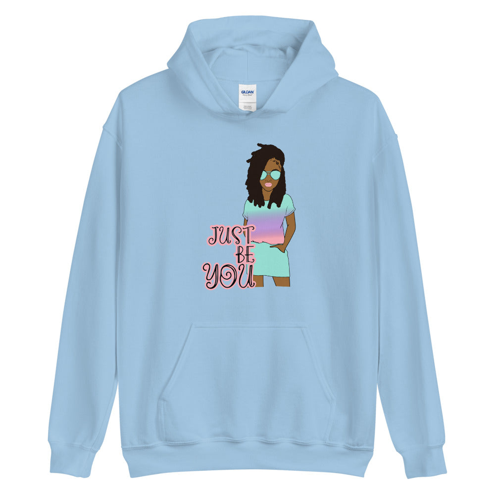 light blue Just Be You Hoodie 
