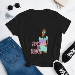 black Just Be You T-Shirt 