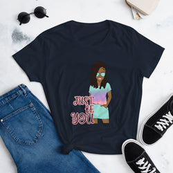 navy Just Be You T-Shirt 