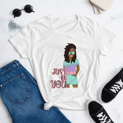 white Just Be You T-Shirt